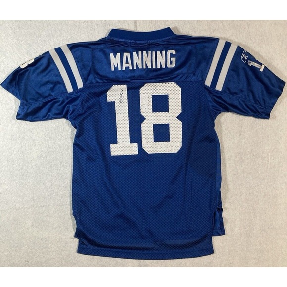 Reebok NFL Peyton Manning #18 Indianapolis Colts Jersey Size youth Large - Picture 9 of 14